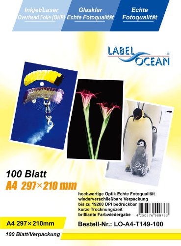 Label Ocean Overheadfolie 100 Blatt A4