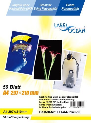 Label Ocean Overheadfolie 50 Blatt A4